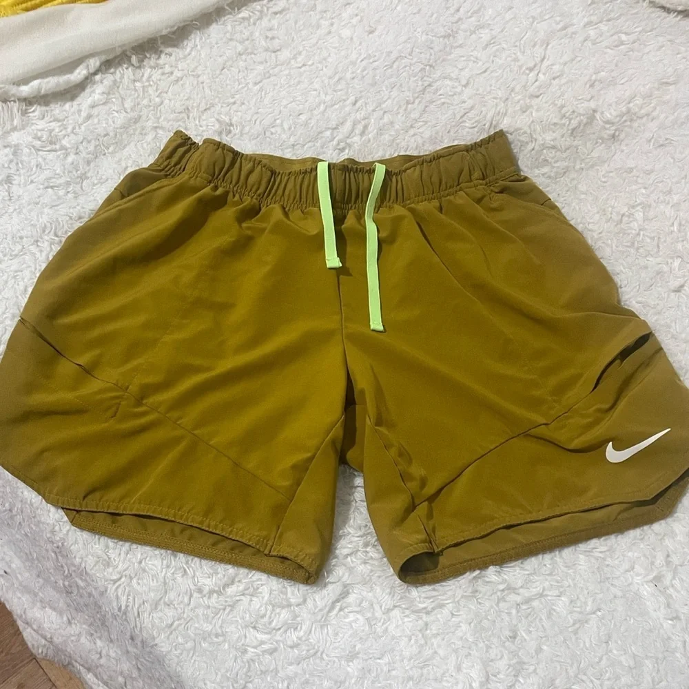 Nike Mustard Yellow Dri-FIT Shorts